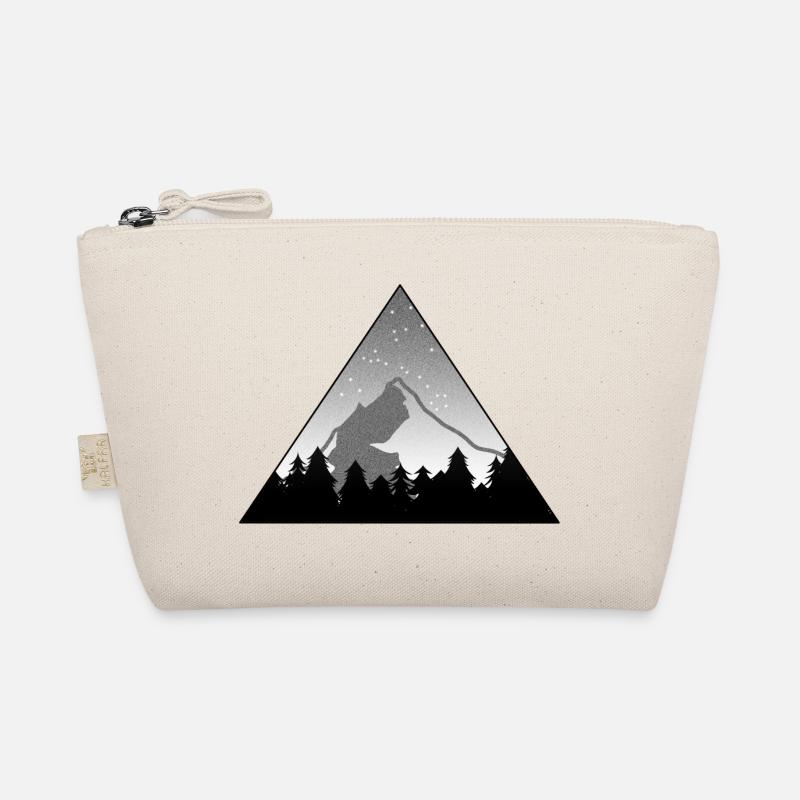 Forest Mountains Stars Tree Organic Pouch