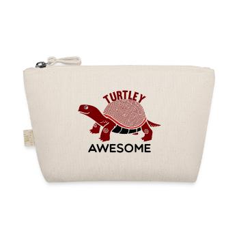 Turtley Awesome - Bio-Täschchen - Natur - Vorne
