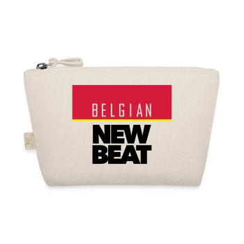 Belgian New Beat Official Pinbadge 32 mm - Organic Pouch - nature - Front