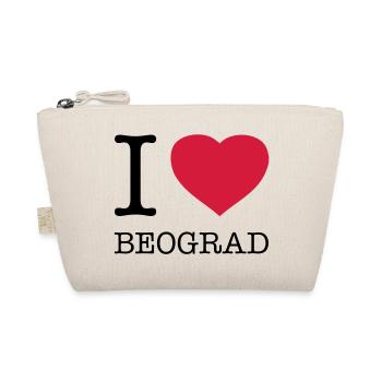 I LOVE BEOGRAD Belgrad Serbien - Bio-Täschchen - Natur - Vorne