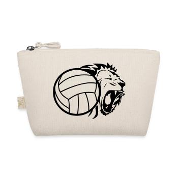 volleyball ball lion - Organic Pouch - nature - Front