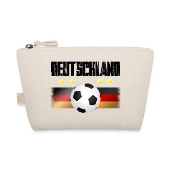 Fußball Deutschland - Bio-Täschchen - Natur - Vorne
