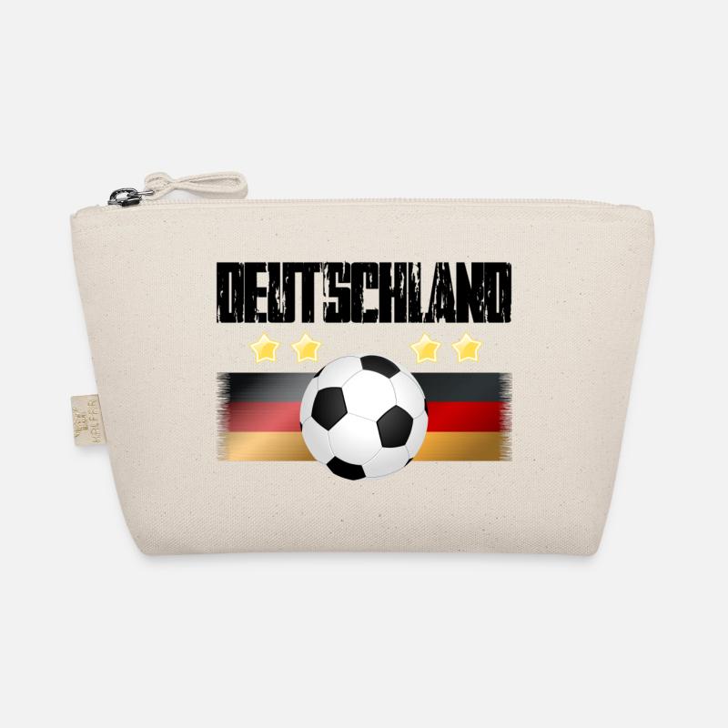 Fußball Deutschland - Bio-Täschchen - Natur