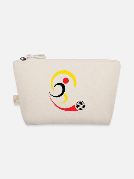 Fußball Germany Deutschland - Bio-Täschchen - Natur