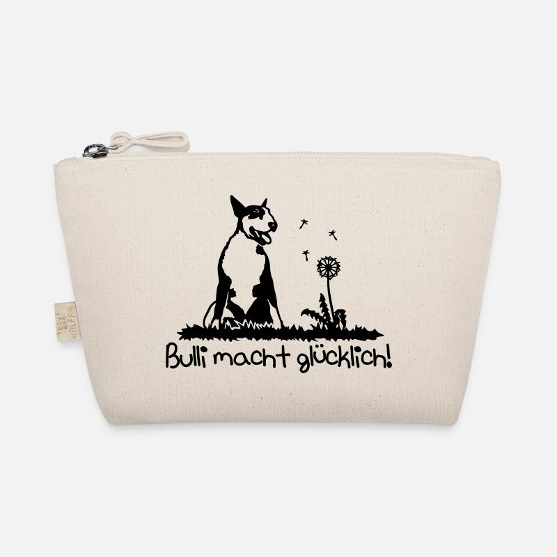 367b Bullterrier machen glücklich Bio-Täschchen