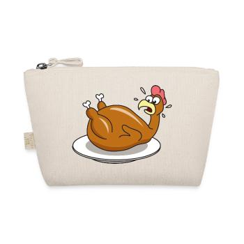 Huhn Braten Backen - Bio-Täschchen - Natur - Vorne