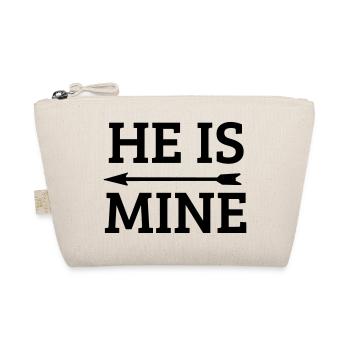 he is mine - Bio-Täschchen - Natur - Vorne