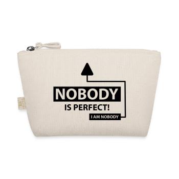 nobody_is_perfect_c1 - Bio-Täschchen - Natur - Vorne