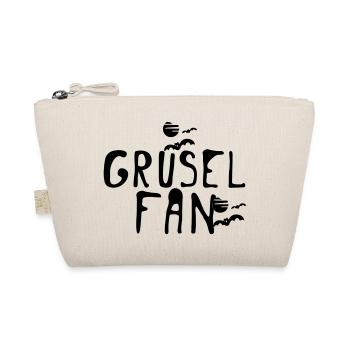 Grusel Fan Halloween Herbst Fun Spruch Geschenk - Bio-Täschchen - Natur - Vorne