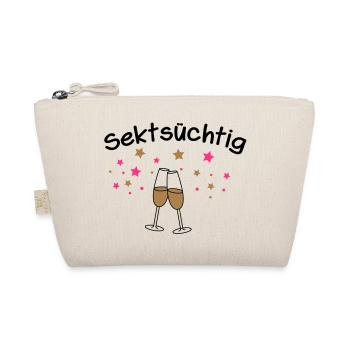 Sektsüchtig - Bio-Täschchen - Natur - Vorne