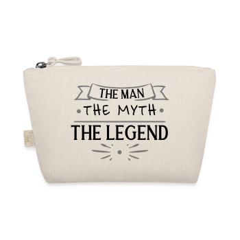 The Man The Myth The Legend Gift Idea Father's Day - Organic Pouch - nature - Front