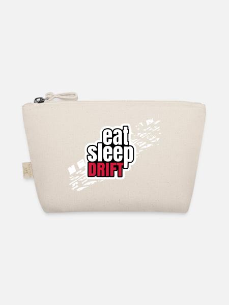 Eat Sleep Drift - Bio-Täschchen - Natur - Vorne