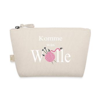 Wolle - Bio-Täschchen - Natur - Vorne