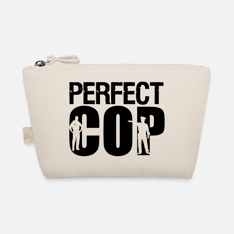 Perfect Cop Polizei Polizist Beruf Spruch Geschenk Bio-Täschchen