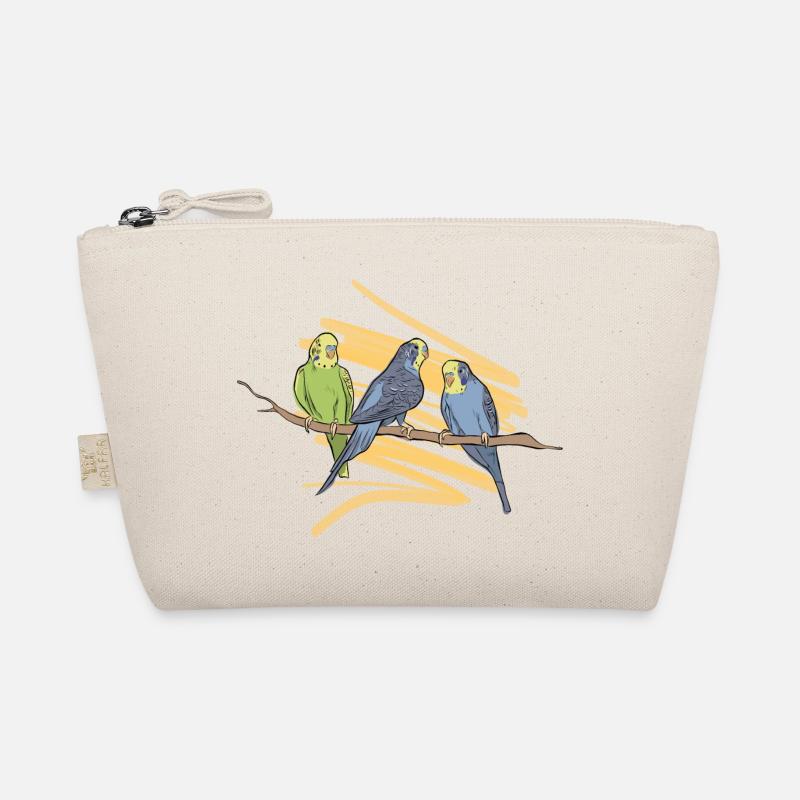 Budgerigar drawing Organic Pouch