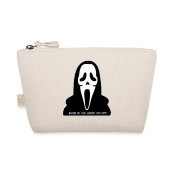 Scream Face Long Face Meme - Organic Pouch - nature - Front