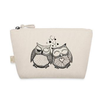 owls in love hiboux amoureux - Trousse biologique - nature - Devant