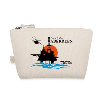 North Sea Aberdeen Oil Rig Platform - Organic Pouch - nature - Front