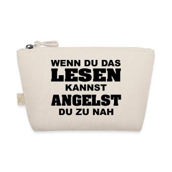 wenn_du_das_lesen_kannst - Bio-Täschchen - Natur - Vorne