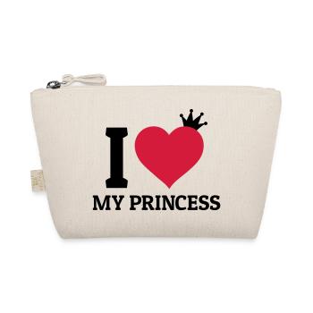 I love my Princess - Bio-Täschchen - Natur - Vorne