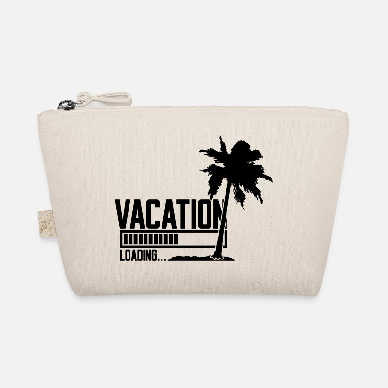 vacation palm sea beach vacation loading ladebalk Organic Pouch