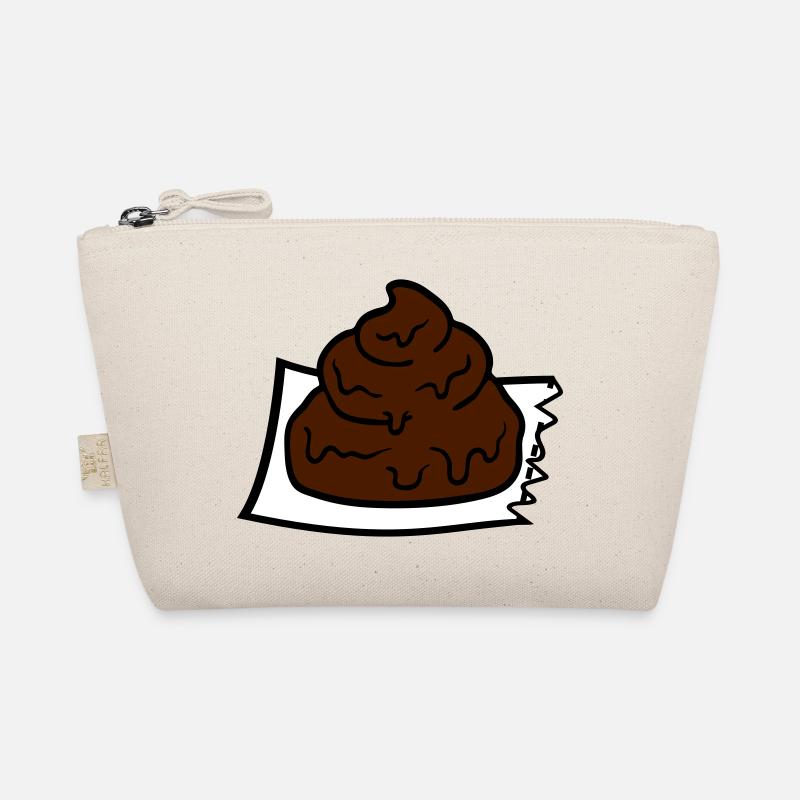 haeufchen comic haufen scheisse abgerissen stueck Bio-Täschchen