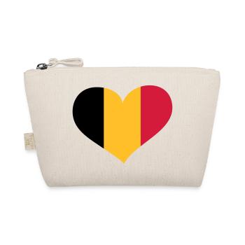 Belgien Herz; Heart Belgium - Trousse biologique - nature - Devant