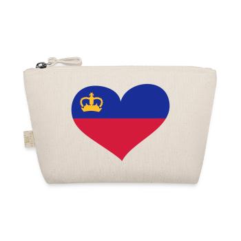 Liechtenstein Herz; Heart Liechtenstein - Trousse biologique - nature - Devant