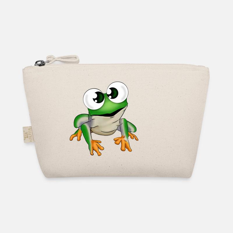 Fimy der Frosch - Bio-Täschchen - Natur