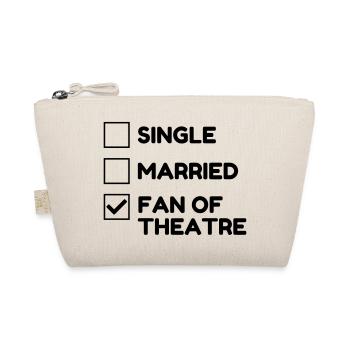 Theater / Theatre / Actor / Theaterleute - Organic Pouch - nature - Front