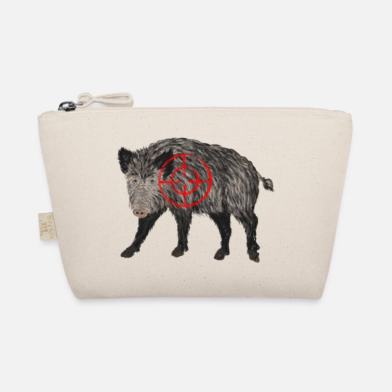 wildschwein jäger - Bio-Täschchen - Natur