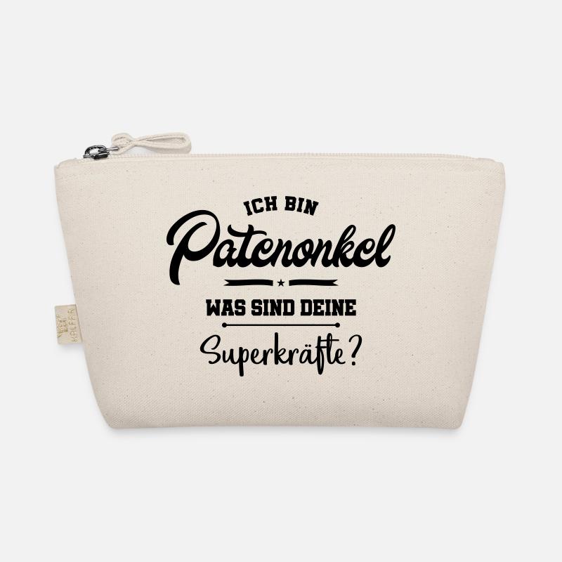 patenonkel spruch superkraefte Bio-Täschchen