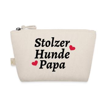 Stolzer Hunde Papa - Bio-Täschchen - Natur - Vorne