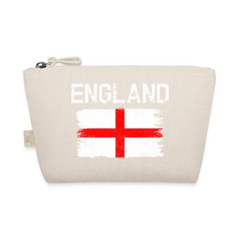 England Brush Strokes Flag - Organic Pouch - nature - Front