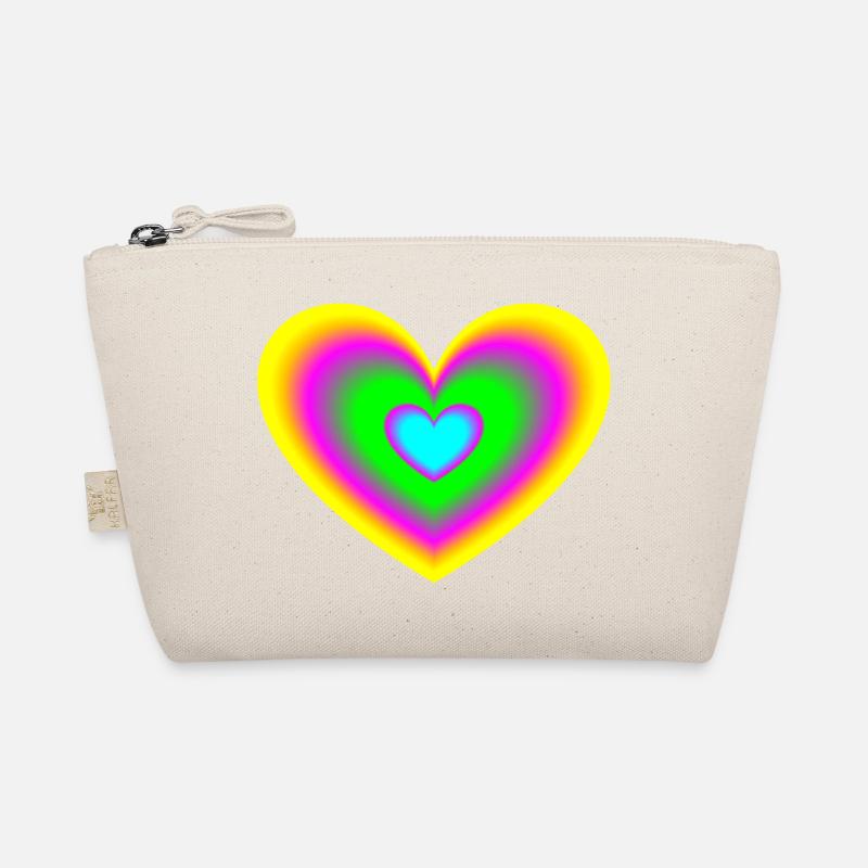 Néon coloré coeur Trousse biologique