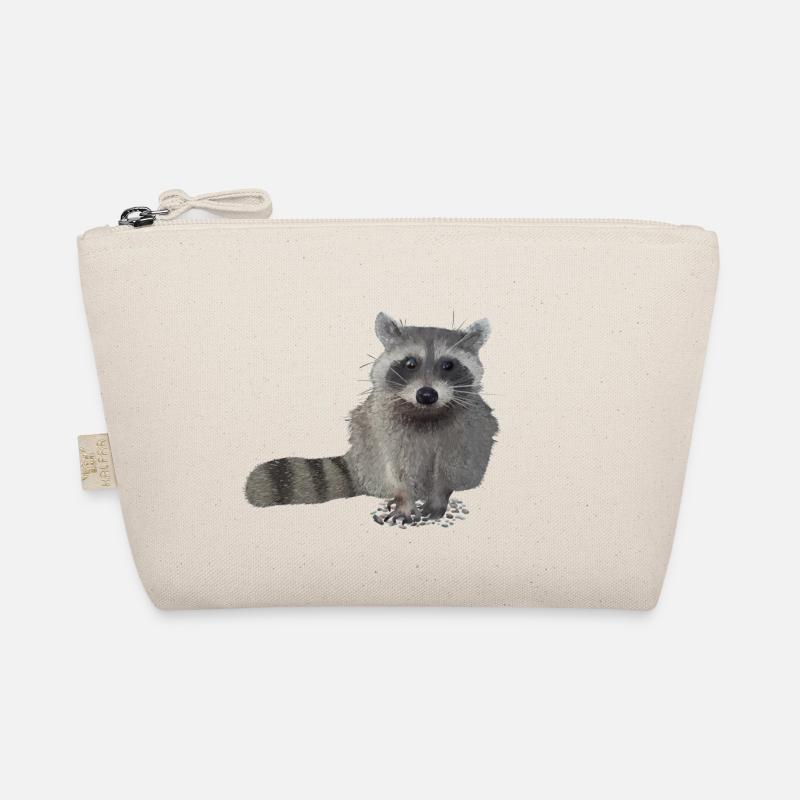 Waschbär - Bio-Täschchen - Natur