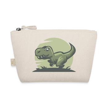 Dinosaur T-Rex - Organic Pouch - nature - Front