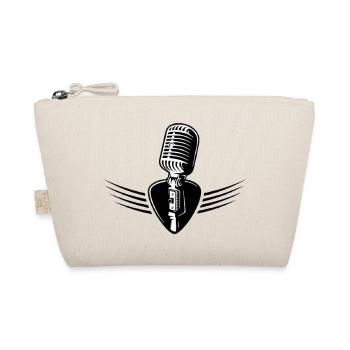 Mikrofon Mic Musik Musiker Rap Hip Hop - Bio-Täschchen - Natur - Vorne