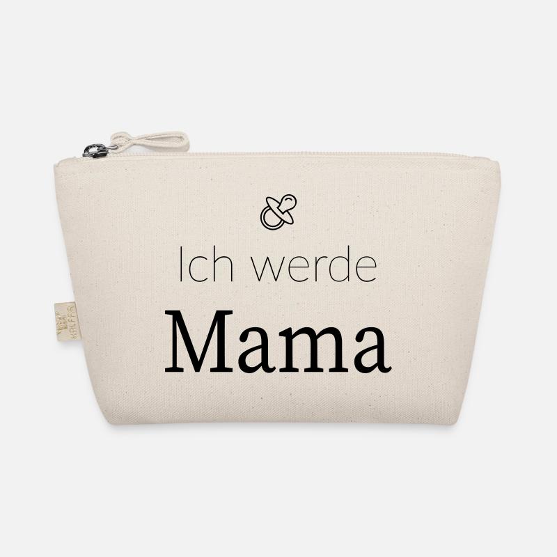 Ich werde Mama - Bio-Täschchen - Natur