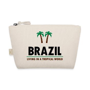 Brésil, vivant dans un monde tropical (ligne, palmiers) - Trousse biologique - nature - Devant