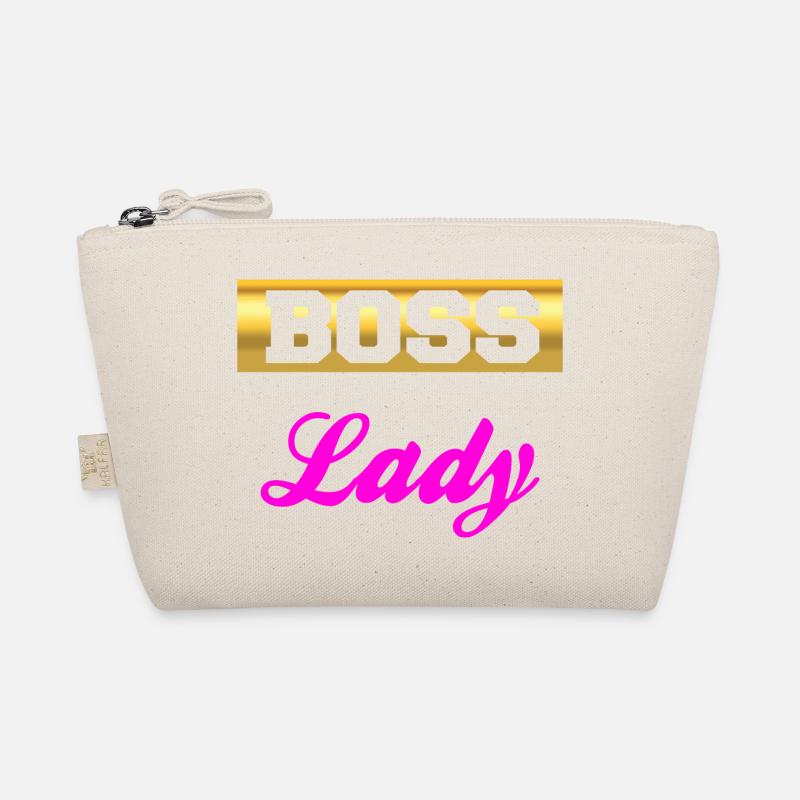 Boss Lady Woman Design - Bio-Täschchen - Natur