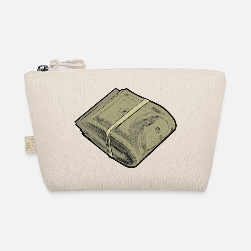 Dollar roll currency bundle design Organic Pouch