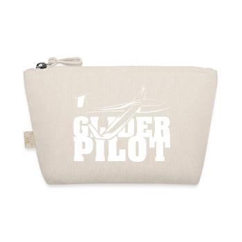 glider pilot symbol friends team Segelflug fliegen - Bio-Täschchen - Natur - Vorne