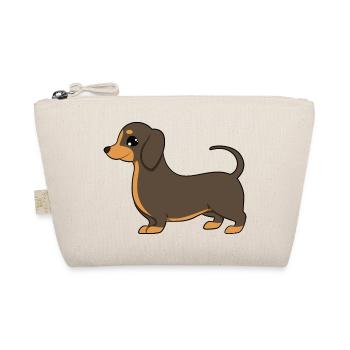 dachshund - Organic Pouch - nature - Front