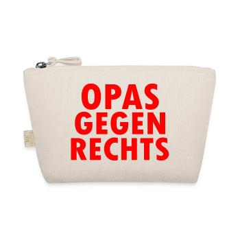 Opas gegen rechts - Bio-Täschchen - Natur - Vorne