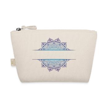 Mandala Cyan Magenta - Trousse biologique - nature - Devant