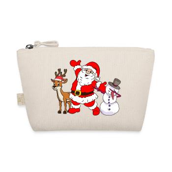 SANTA CLAUS & SNOWMAN by The Manzanita ́s - Organic Pouch - nature - Front