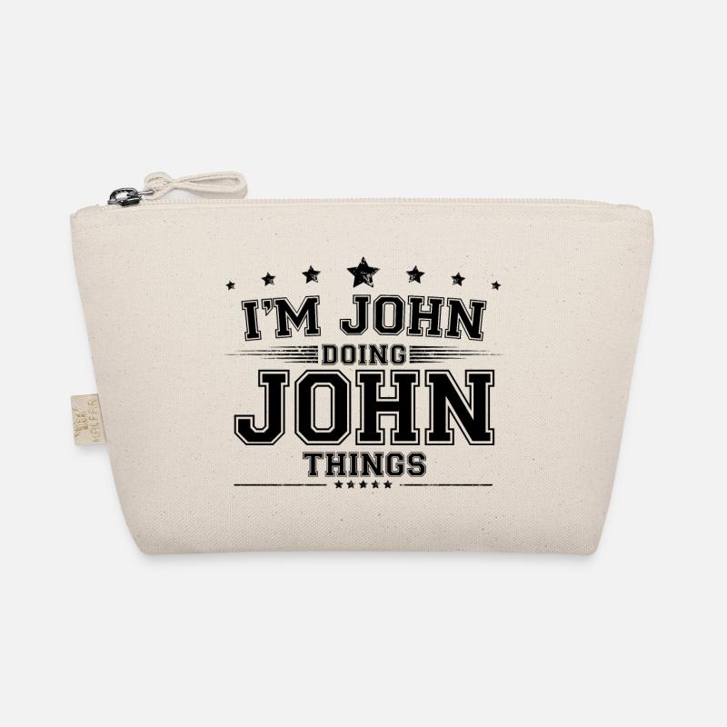 Je suis John en train de faire des choses John Trousse biologique