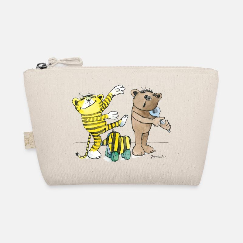 Janosch Tiger and Bear make music Organic Pouch