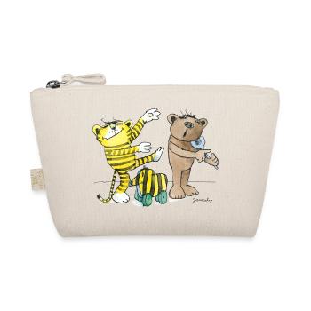 Janosch Tiger And Bear Making Music - Organic Pouch - nature - Front